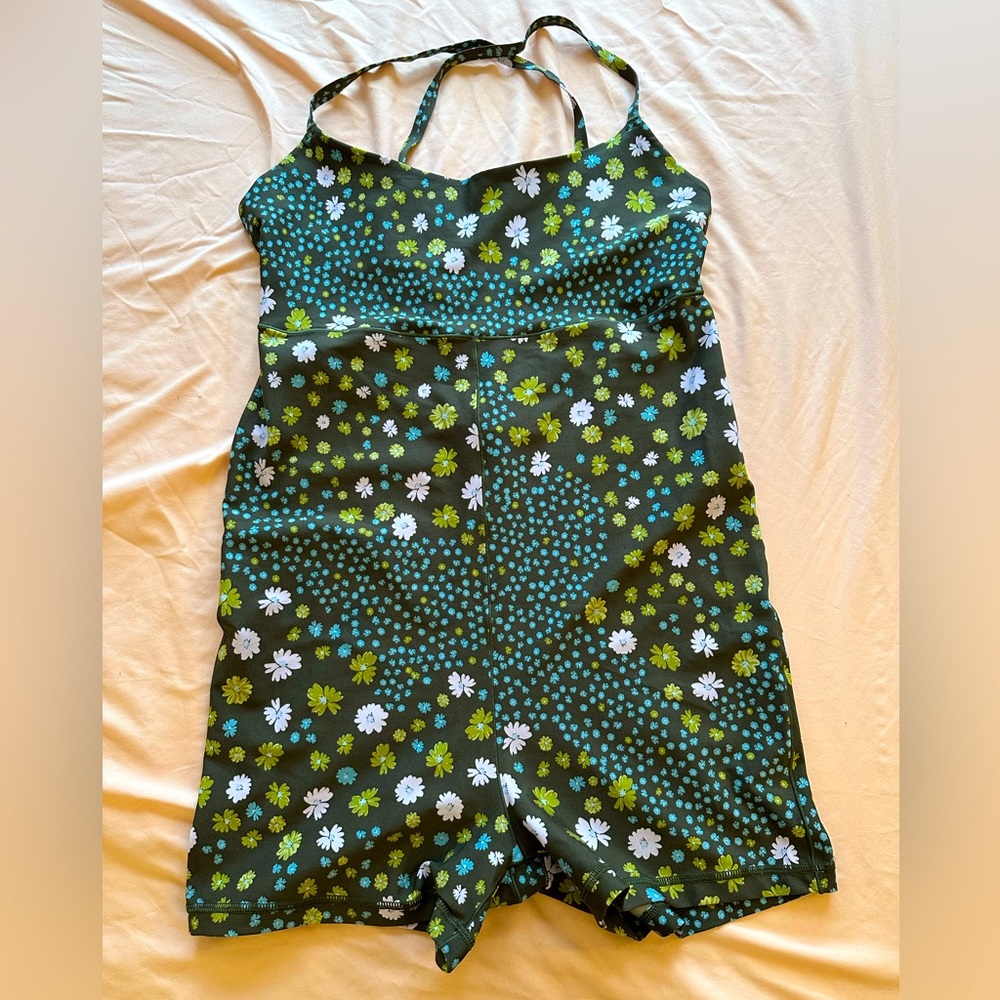 AERIE STRAPPY BIKE SHORT UNITARD NWOT